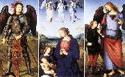 Pietro Perugino Polyptych of Certosa di Pavia Spain oil painting artist